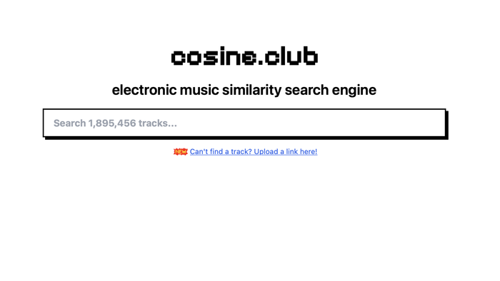 The Creator of Batchcamp has developed another essential tool with the Cosine.club similarity search engine