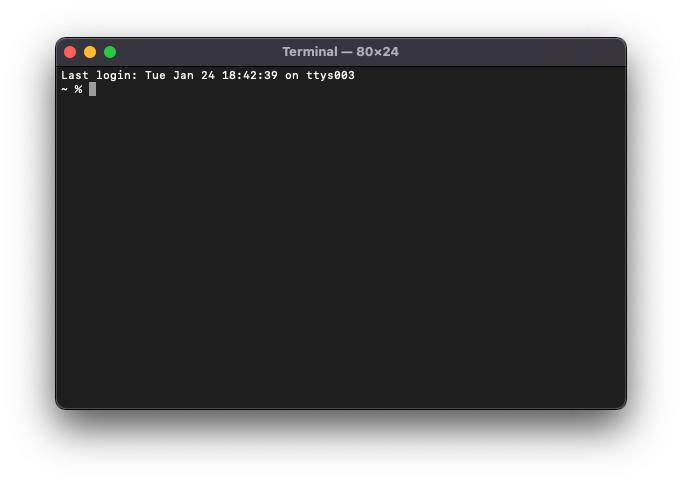 Launch Terminal or another CLI tool